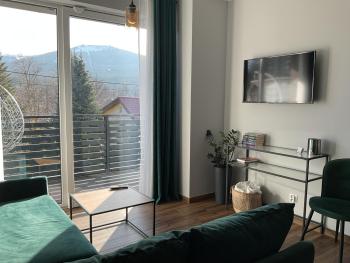 Z Widokiem Apartamenty - apartamenty z widokiem na góry i zewnętrzną balią, Szklarska Poręba (foto 4)