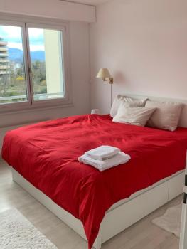 Beautiful 1-Bed Apartment near Palexpo, UN Agencies & Diplomatic Missions, Genewa (zdjęcie 4)