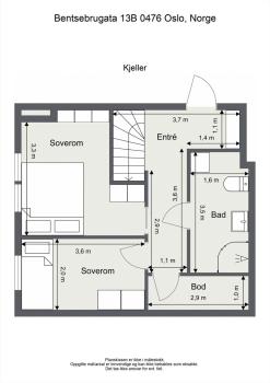 Leilighet Torshov, balkong, 2 soverom, sentralt, Осло (фото 4)