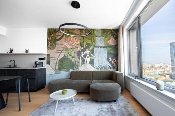Sky Park Adam&Eve Apartment - free parking - amazing city view, Bratislava (foto 5)