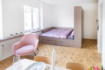 Modern 1 room apartment in district 4, Curych (fotografie 5)