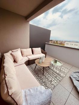 Jacuzzi area with sunset, terrace, free parking, Trnawa (zdjęcie 4)
