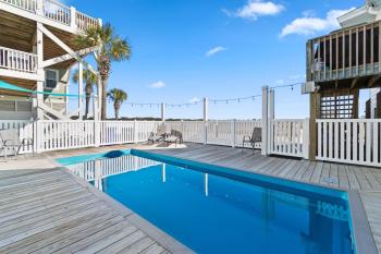 Ocean View, Heated Pool, 2 Master Bedrooms - 2nd Floor Sleeps 7, Holden Beach (foto 2)