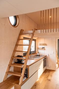 Geräumige, hochwertiges Hausboot PETITE mit Kamin, Hamburgo (foto 2)