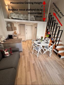 Central Studio with Mezzanine 3 minutes to Sea, Nicea (zdjęcie 2)