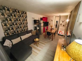 Apt T2, 34m2, pied de piste, 4 à 6 pers, 1 chambre, parking privé sousterrain, La Mongie (foto 4)