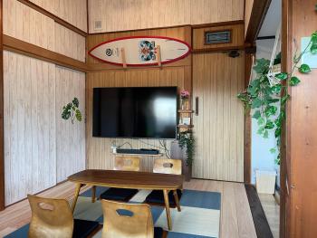 BBQ on the terrace, 5-minute walk to the sea, private surf house, Shirako (Foto 2)