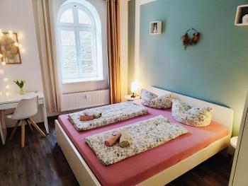 Urlaubsmagie Ferienwohnung Fledermaus - Gemeinschaftsgarten mit Sauna - F1B, Sebnitz (fotografie 2)