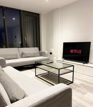 Central Birmingham Luxury 2 Bedroom Apartment with Fast WiFi and Games Table, Birmingham (fotografie 3)