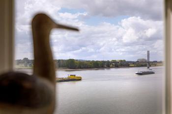 Fährmann im Häuschen am Rhein, Rees (foto 5)
