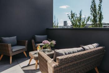 Mieszczańska 46 - Nowoczesny apartament z 2 sypialniami - taras, parking, centrum - Wrocław - Fair Rentals, Breslau (Foto 5)