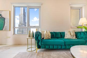 Durrani Homes - Modern Living 3br with Burj Khalifa and Fountain View - third room without partition, Дубай (фото 3)