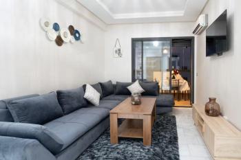Appartement 2 Chambres à Coté avec Grand Balcon, Piscine, Aire de Jeux pour Enfants et Jardin, Casablanca (fotografie 3)