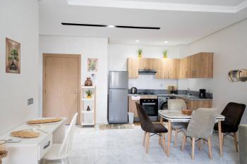 Studio Confortable avec Balcon, Piscine, Jardin et Aire de Jeux, Casablanca (Foto 3)