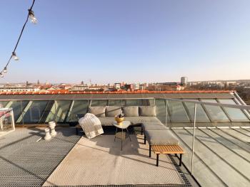 Penthouse Deluxe I Dachterrasse I Parkplatz, Drážďany (fotografie 3)