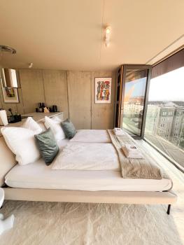 Penthouse Deluxe I Dachterrasse I Parkplatz, Drážďany (fotografie 4)
