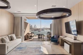Sea View 2BDR Apartment, Pool and Beach Access, Dubai (Foto 3)