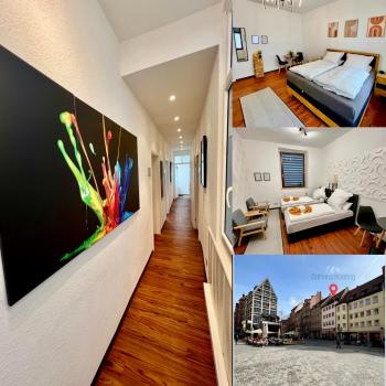 Sahara Hosting Apartments Room 1&3 Nürnberg City Altstadt Self Checkin, Norimberk (fotografie 4)