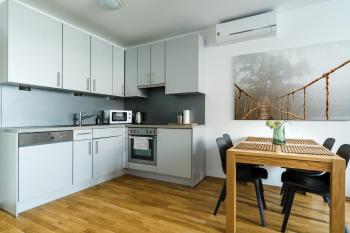 Apartments near Sky Park & Nivy Mall with Free Parking by Ambiente, Bratislava (fotografie 4)