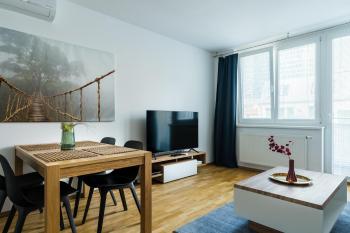 Apartments near Sky Park & Nivy Mall with Free Parking by Ambiente, Bratislava (fotografie 3)