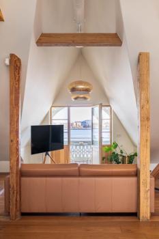 Riverside flat with a beautiful view over Rīga, Riga (fotografie 4)