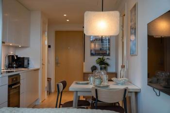 Cozy 9th Floor Apartment in Vesterbro, Kodaň (fotografie 3)