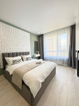 Двухкомнатная квартира с дизайнерским интерьером и видом на горы, Almaty (foto 2)