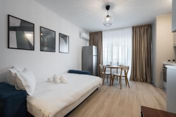High-end Studio with Panoramic View, Parking & Pool, Bucarest (foto 4)