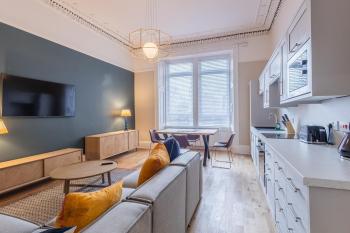 3BR Gem West End Walk to Glasgow Uni Parking, Glasgow (Foto 4)
