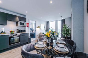 Stunning New 2-Bed Flat in Manchester Perfect for Couples, Manchester (fotografie 2)