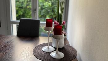 Sonnige Wohnung im Zentrum mit Terrasse u Tiefgarage - Netflix & Prime, Lipsko (fotografie 3)