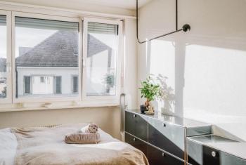 Modern Apartment with balcony in Zurich Center A Hoh - Self Checkin, Curych (fotografie 5)