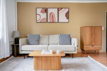 Olive Suite Zürich - 90 qm, 3 Schlafzimmer, Balkon & moderne Küche, Zúrich (foto 2)