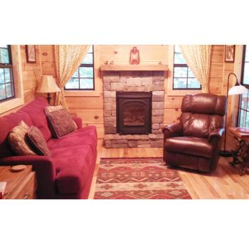 Cabin in the Treetops-Peaceful 1BR 20-Acre Rural Retreat-HotTub&WiFi near Asheville, Hendersonville (foto 3)