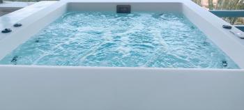 Island Magic - Seaview Villa with Jacuzzi Pool, Ambelas (fotografie 5)
