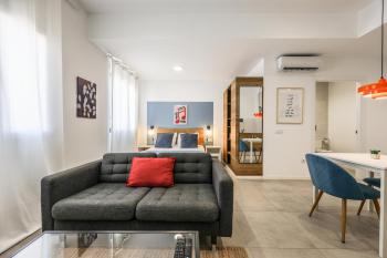 Acogedor estudio a metros de la playa, con zonas comunes y terraza 3B, Valencie (fotografie 2)