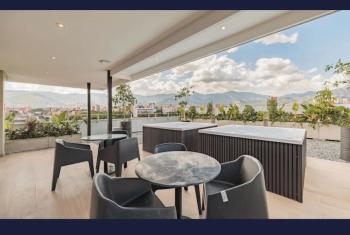 NEW Studio 38 mt in Laureles, AC, Jacuzzis, 1 Queen Bed & 1 sofabed, Medellín (photo 4)