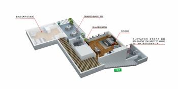 City Center Rooftop Studio with Oldtown View, Basel (Foto 5)