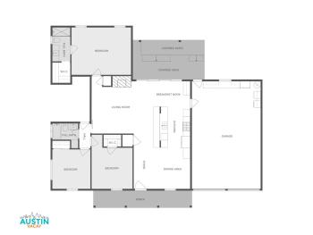 Backyard w Deck, Yoga Space 3BR 2BA Home Parking Near Domain by Austin Vacay, Austin (zdjęcie 2)