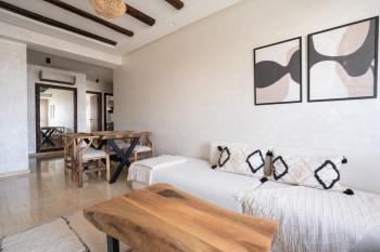Central Cosy 2BR 2 Baths, Balcony & Clear View, Casablanca (fotografie 3)