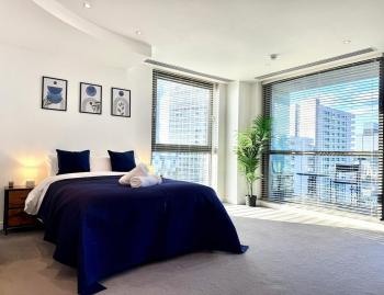 Luxury City Penthouse near Mailbox 2BR Free Parking, Birmingham (fotografie 4)