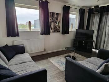 Stylish spacious 2 bed Apt Balcony Nr City Stadium, Manchester (fotografie 5)