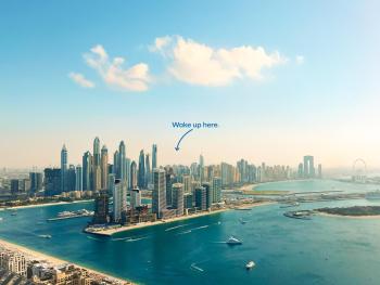 Atlantis View 1BR with Beachfront Access and Balcony, Dubaï (photo 4)
