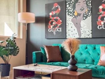Stylish Mid-Wilshire Apt, Free Parking, Gucci Art, 10mins to Cedars, Los Angeles (fotografie 5)