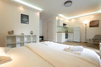 Modern Studio with Queen-Size Bed, Self Check-in K5, Wiedeń (zdjęcie 5)