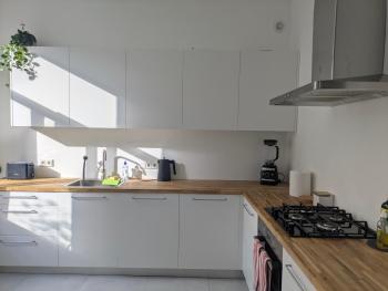 Bright apartment, 3 bedrooms, 3 double beds, free parking, Riga (photo 3)