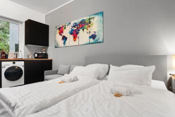 Komfortables Studio in Köln-Ehrenfeld, Küche, Vollausstattung, Netflix, 1 Min zur U-Bahn, 10 Min zum Neumarkt, Colonia (foto 2)