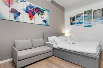 Komfortables Studio in Köln-Ehrenfeld, Küche, Vollausstattung, Netflix, 1 Min zur U-Bahn, 10 Min zum Neumarkt, Colonia (foto 3)