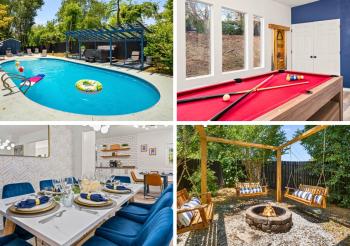 HotTub, FirePit, Pets, Pool Table, Outdoor Dining, Hendersonville (fotografie 2)