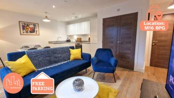 1 Bed Old Trafford Flat Free Parking, Manchester (foto 2)